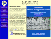 Tablet Screenshot of harpspectrum.org
